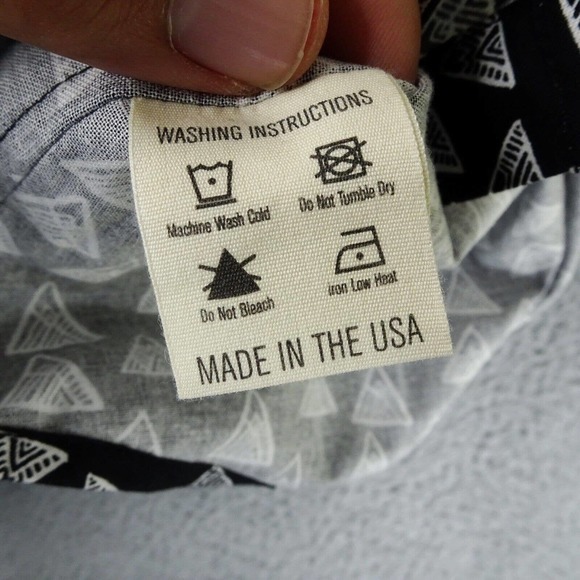 Icelantic Skis Shirt Men's Large Black and White Button-Up Hand Made in the USA - Picture 8 of 10